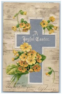 Milwaukee Wisconsin WI Postcard Easter Holy Cross Flowers Nash Embossed c1905