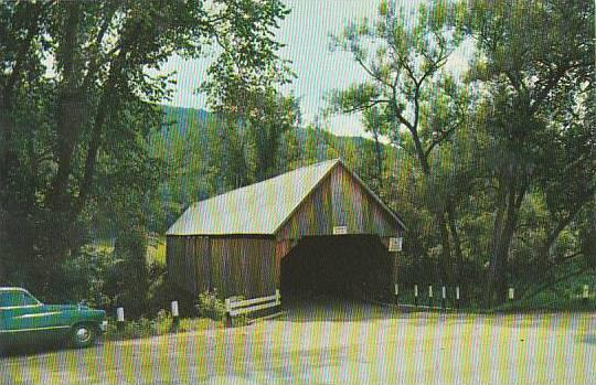 Covered Bridge Woodstock Old Covered Bridge Vermont