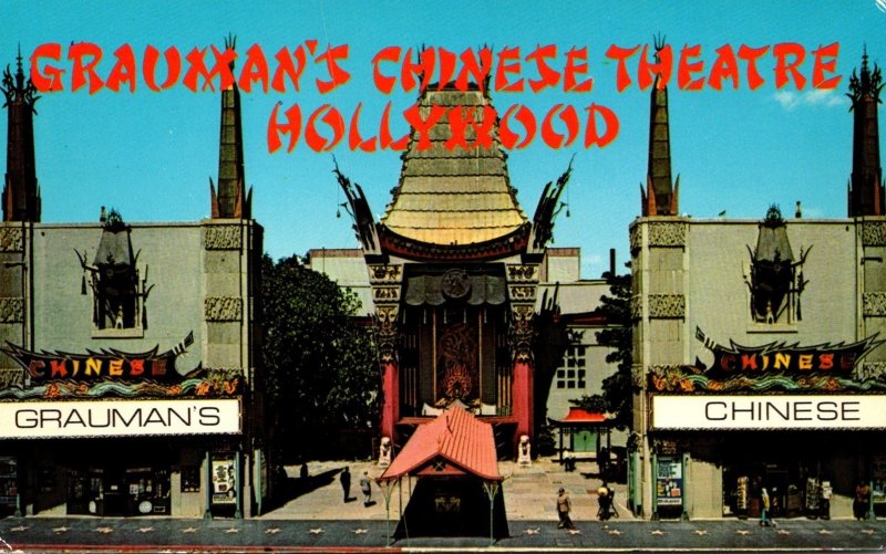 California Hollywood Grauman's Chinese Theatre Entrance