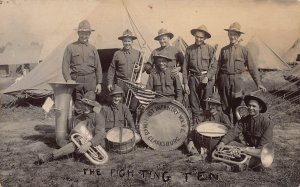 ZC1/ Clarksburg West Virginia RPPC Postcard c1910 First Infantry Band 157