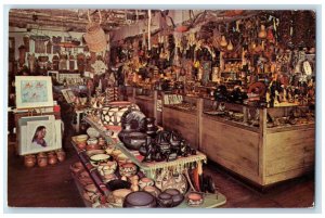 c1940's The Original Curio Store Scene Santa Fe New Mexico NM Unposted Postcard