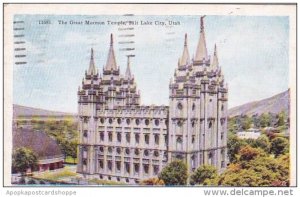 Utah Salt Lake City The Great Mormon Temple 1947