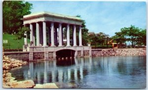 Postcard - Plymouth Rock And Portico - Plymouth, Massachusetts