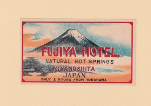 Japan Fujiya Hotel Label (57757)