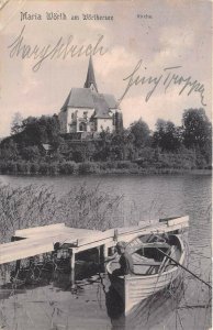 Lot 83 maria worth worthersee kirche carinthia austria boat  sent to Ploiesti