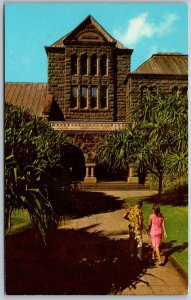 Honolulu Hawaii 1960s Postcard Bishop Museum