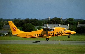 Airplanes Aurigny Air Services Shorts SD-360-100 At Jersey Airport Channel Is...