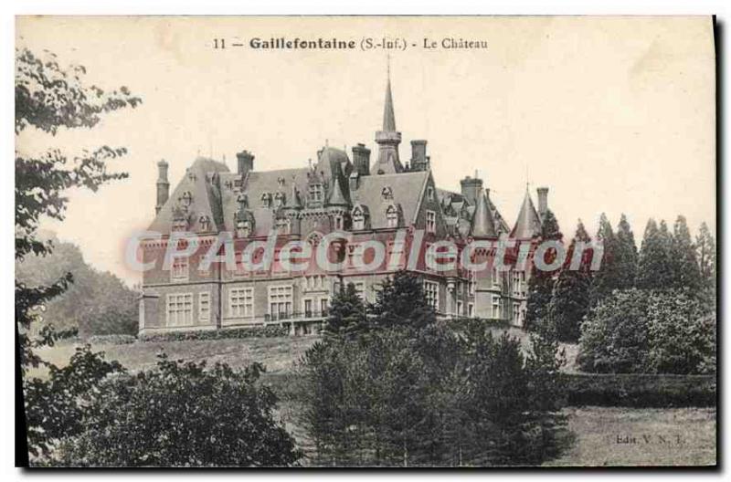 Postcard The Old Castle Gaillefontaine