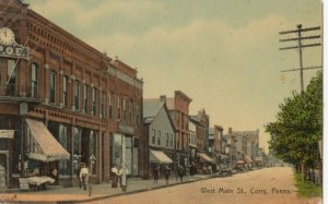 CORRY, Pennsylvania, 1909; West Main Street