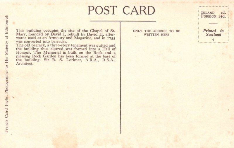 Scottish War Memorial,Edinburgh,Scotland,UK