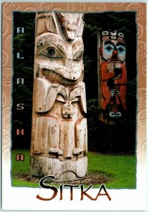 M-20650 Saanaheit Pole and House Post Sitka National Historical Park Sitka Al...