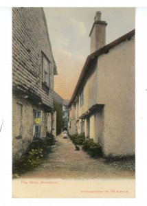 UK - England, Hawkshead. Flag Street