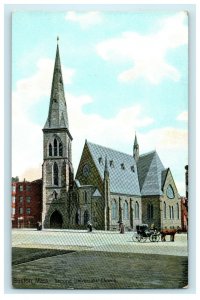Second Universalist Church Street View Boston Massachusetts MA Unposted Postcard 