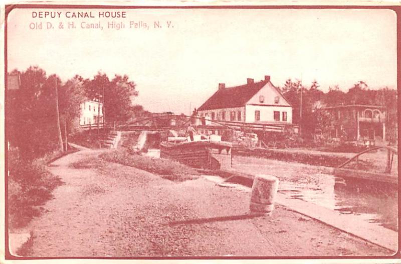 Depuy Canal House, High Falls, New York, USA D & H Canal Unused 