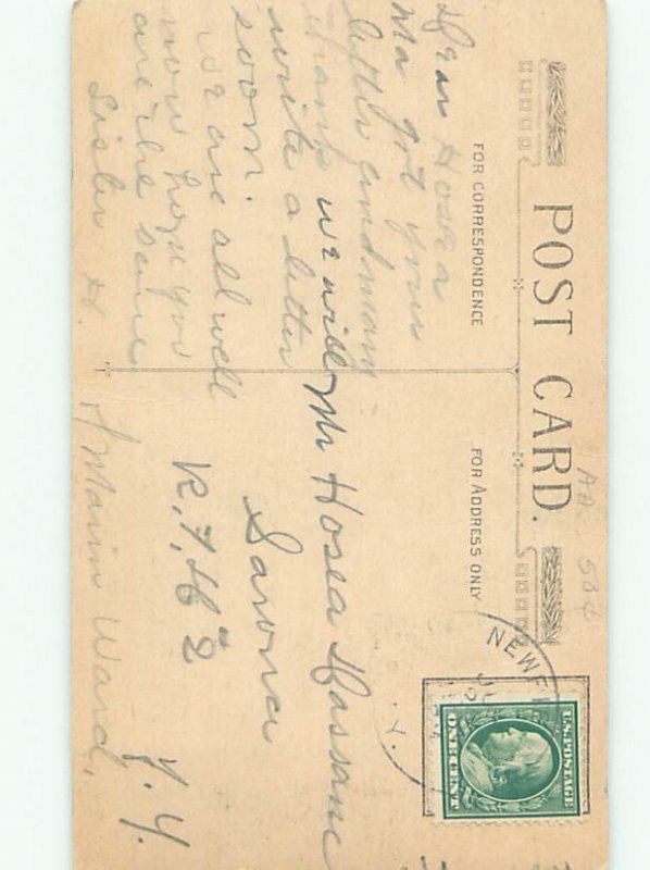 Divided-Back PRETTY WOMAN Risque Interest Postcard AA7845