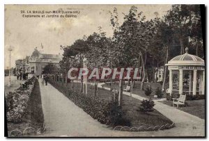 Old Postcard La Baule Sea Loire Inf Esplanade and Casino Gardens