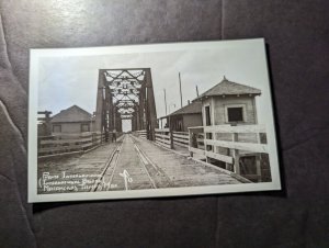 Mint Mexico PPC Postcard International Bridge Matamoros Tamps Mex