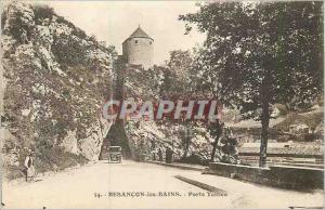 Old Postcard Besancon les Bains Gate Taillee