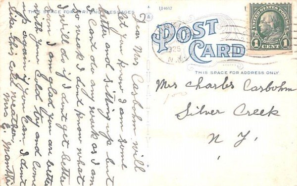 Pavilion Dunkirk, New York Postcard