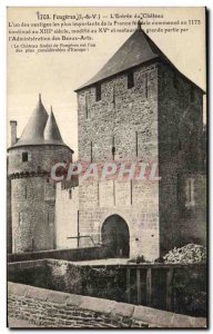 Old Postcard Fougeres L Entree du Chateau L one of the most important vestige...