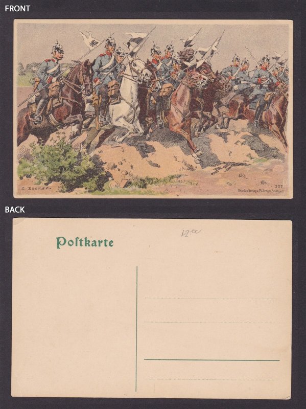 GERMANY, Vintage postcard, Army, WWI, Unposted