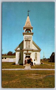 Theme~Minden Nebraska~Old Lutheran Church @ Pioneer Village~Vintage Postcard
