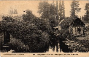 CPA GUINGAMP Vue du Trieux prise du Pont Saint-Michel (1295614)