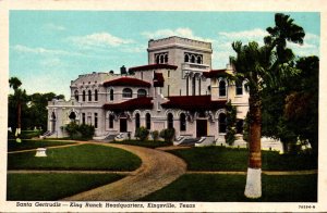 Texas Kingsville Santa Gertrudis King Ranch Headquarters Curteich