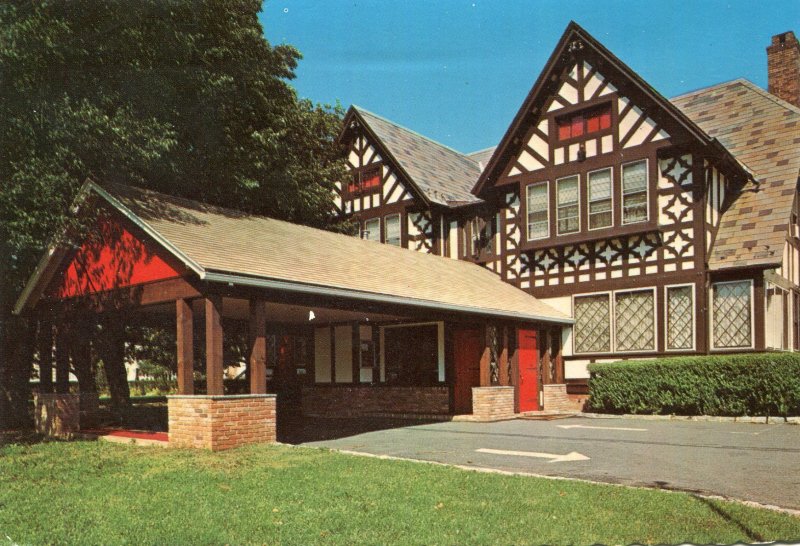 CONVENT STATION NJ NEW HAMPSHIRE HOUSE REST. UNUSED CONTINENTAL CHROME POSTCARD