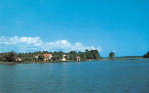 Ocean City Maryland scenic birds eye view Herring Creek vintage pc Z22760 