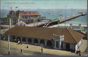 PLEASURE PIER AT  LONG BEACH CALIFORNIA