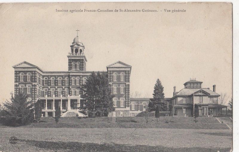 B81232 st alexandre gatineau institut agricole canada quebec front/back image