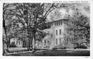 LINCOLN HALL BEREA COLLEGE BEREA KENTUCKY POSTCARD (1930s)