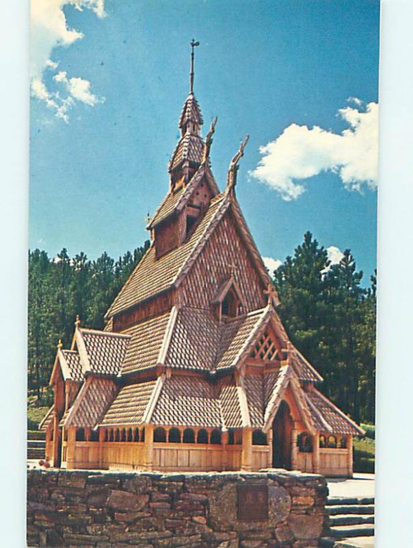 Unused Pre-1980 CHURCH SCENE Rapid City South Dakota SD hs7025-12