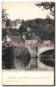 Postcard Old Sorel Bords De I'Eure And D'Overview Jack De La Prarie