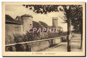 Postcard Old ramparts Obernai