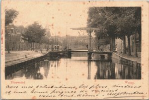 Netherlands Weesp Nieuwstad Vintage Postcard 01.43