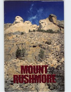 Postcard Mount Rushmore Black Hills Keystone South Dakota USA