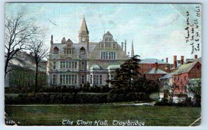 TROWBRIDGE The Town Hall ENGLAND UK 1907 Postcard