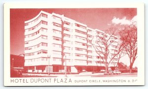 1950s WASHINGTON DC HOTEL DUPONT PLAZA DUPONT CIRCLE WOODY WAGON POSTCARD P2051