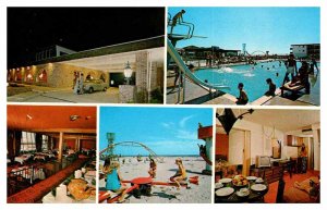 Postcard SWIMMING POOL SCENE Wildwood New Jersey NJ AR2224