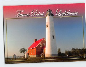 Postcard Tawas Point Lighthouse Michigan USA