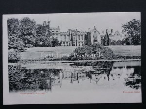 Nottinghamshire NEWSTEAD ABBEY Across the Lake c1902 UB Postcard by Valentine