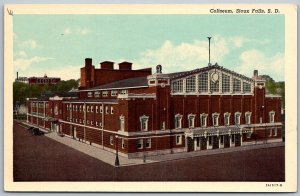 Sioux Falls South Dakota 1930s Postcard Coliseum