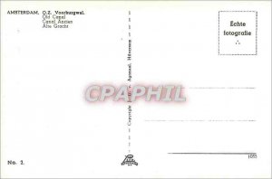 Old Postcard Old Amsterdam Canal