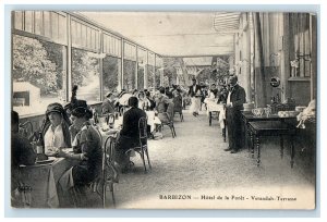 c1910's Barbizon Hotel De La Foret Verandah Terrase Unposted Antique Postcard 