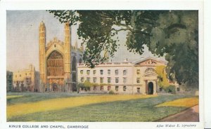 Cambridgeshire Postcard - King's College and Chapel - Cambridge - Ref ZZ4023