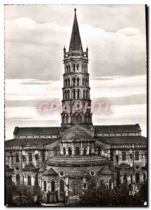 Modern Postcard Toulouse apse of the Basilica of Saint Sernin The last storey...