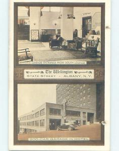 Pinhole Damage W-Border CAR GARAGE FOR WELLINGTON HOTEL Albany New York NY B4667