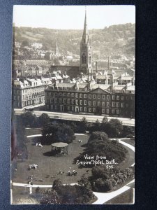 Somerset BATH City View from EMPIRE HOTEL c1919 RP Postcard by Viners